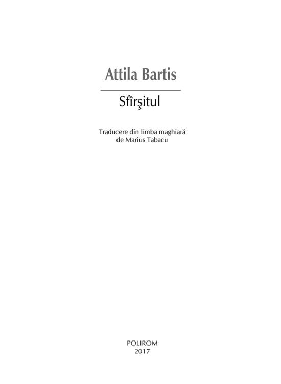 Copertă produs Sf&acirc;rşitul - gallery big 4