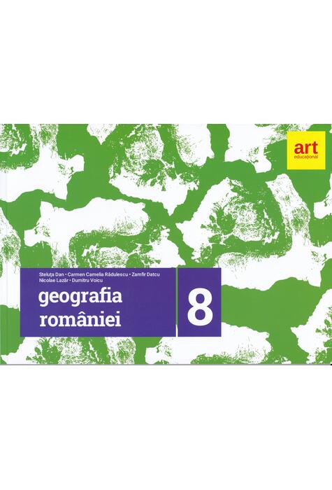 Copertă produs Caiet de geografia Rom&acirc;niei. Clasa a VIII-a