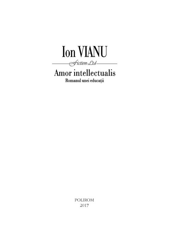 Copertă produs Amor intellectualis. Romanul unei educaţii (Ediţia 2017) - gallery big 5