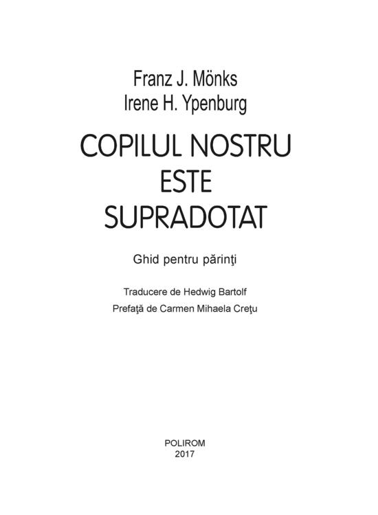 Copertă produs Copilul nostru este supradotat - gallery big 5