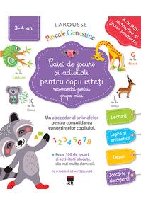 Copertă produs Caiet de jocuri și activități pentru copii isteți  - 3-4 ani