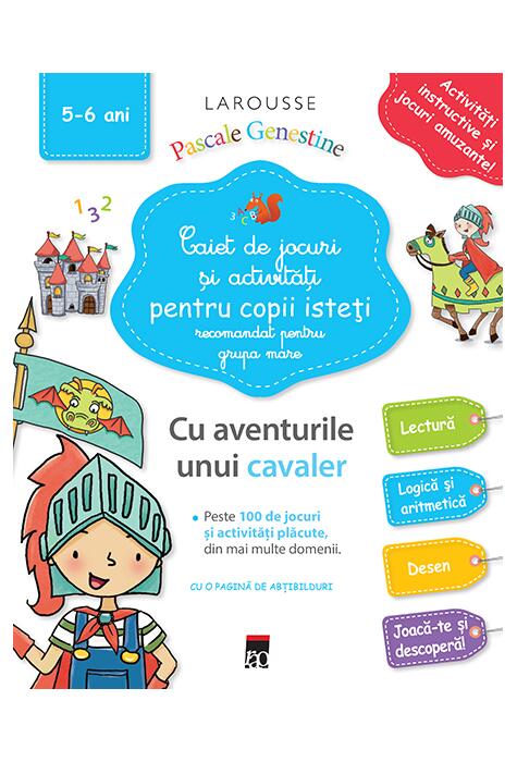 Copertă produs Caiet de jocuri și activități pentru copii isteți - 5-6 ani