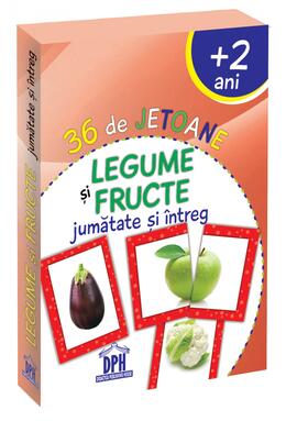 Copertă produs 36 de Jetoane - Legume și Fructe (jumătate și &icirc;ntreg)