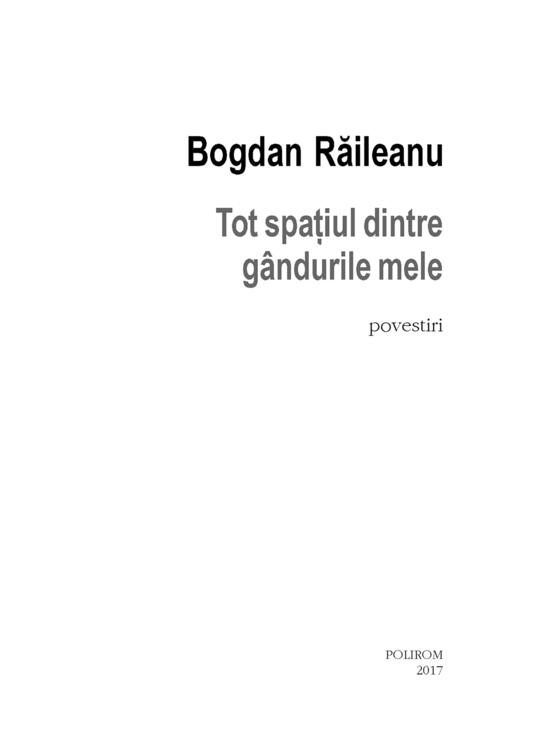 Copertă produs Tot spaţiul dintre g&acirc;ndurile mele - gallery big 4