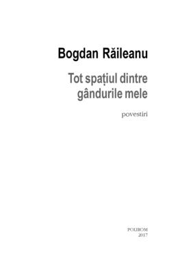 Copertă produs Tot spaţiul dintre g&acirc;ndurile mele