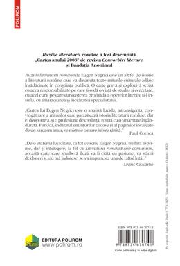 Copertă produs Iluziile literaturii rom&acirc;ne