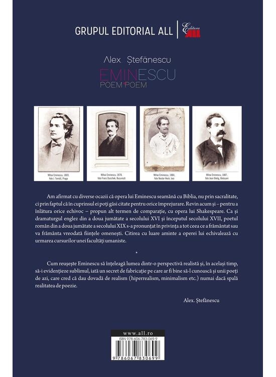 Copertă produs Eminescu, poem cu poem - gallery big 2