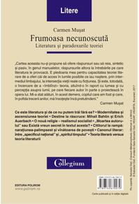 Copertă produs Frumoasa necunoscută. Literatura şi paradoxurile teoriei