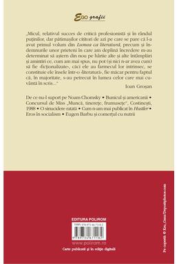 Copertă produs Lumea ca literatură
