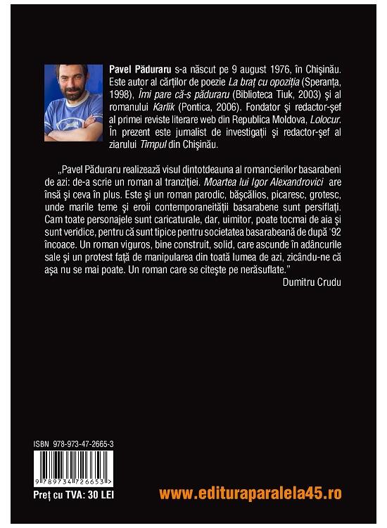 Copertă produs Moartea lui Igor Alexandrovici - gallery big 2