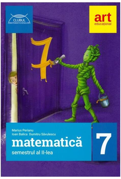 Copertă produs Matematică Clasa a VII-a. Semestrul II. Clubul Matematicienilor