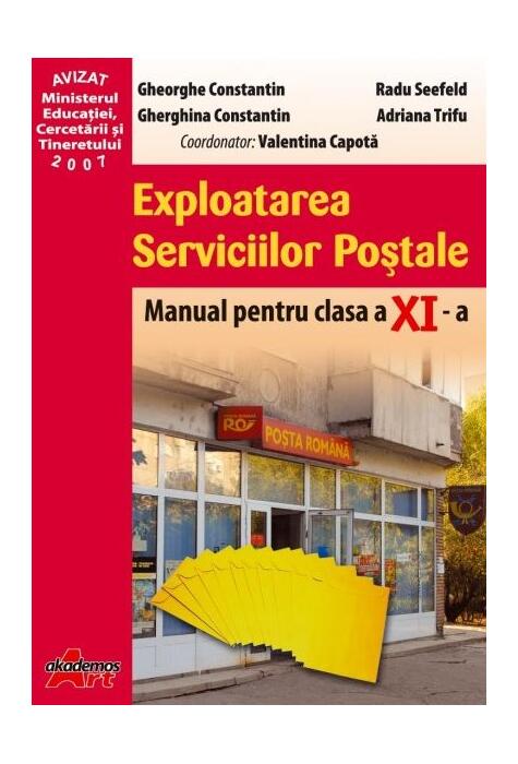Copertă produs Exploatarea Serviciilor Poștale. Manual pentru clasa a XI-a