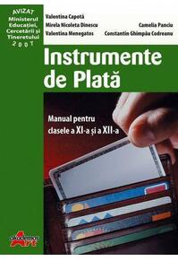 Copertă produs Instrumente de plată. Manual pentru clasele a XI-a și a XII-a