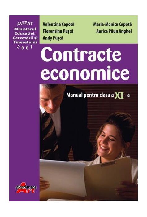 Copertă produs Contracte economice. Manual pentru clasa a XI-a