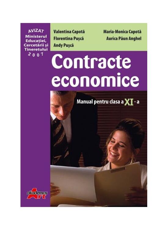 Copertă produs Contracte economice. Manual pentru clasa a XI-a - gallery big 1
