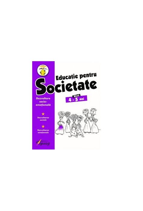 Copertă produs Educație pentru societate. Nivel 4-5 ani