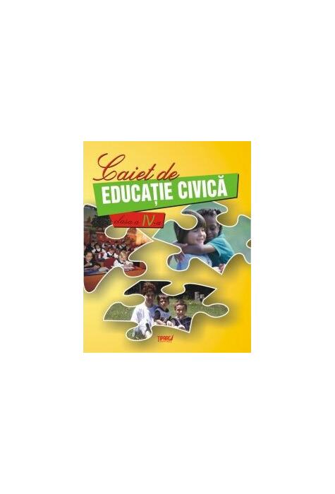 Copertă produs Caiet de educație civică. Clasa a IV-a