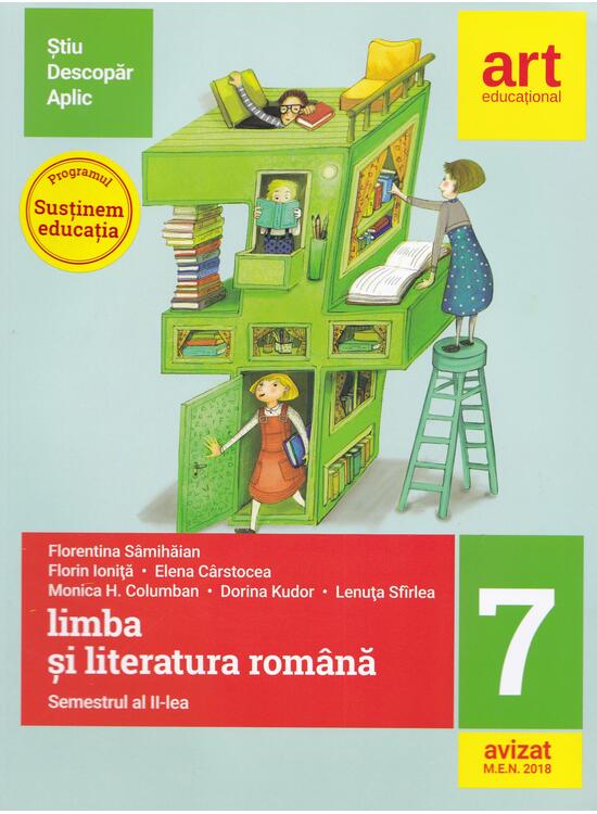 Copertă produs Limba şi literatura rom&acirc;nă pentru clasa a VII-a. Semestrul al II-lea (Metoda ştiu-descopăr-aplic) - gallery big 1