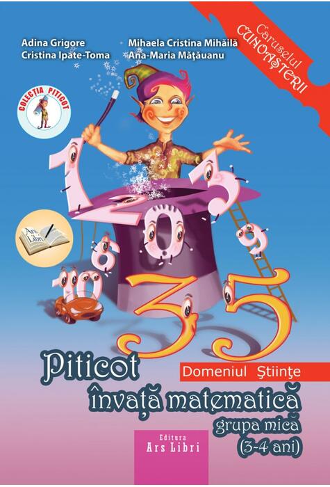 Copertă produs Piticot &icirc;nvață matematică 3-4 ani