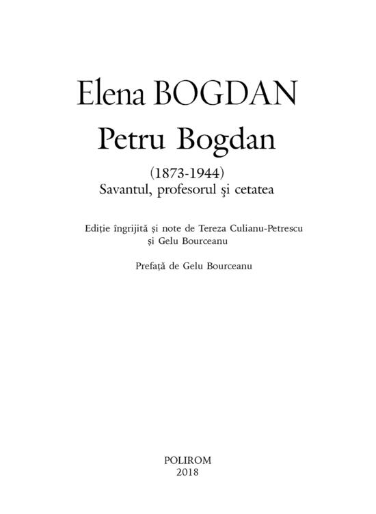 Copertă produs Petru Bogdan (1873-1944). Savantul, profesorul şi cetatea - gallery big 5