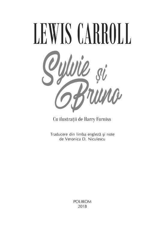 Copertă produs Sylvie şi Bruno - gallery big 5