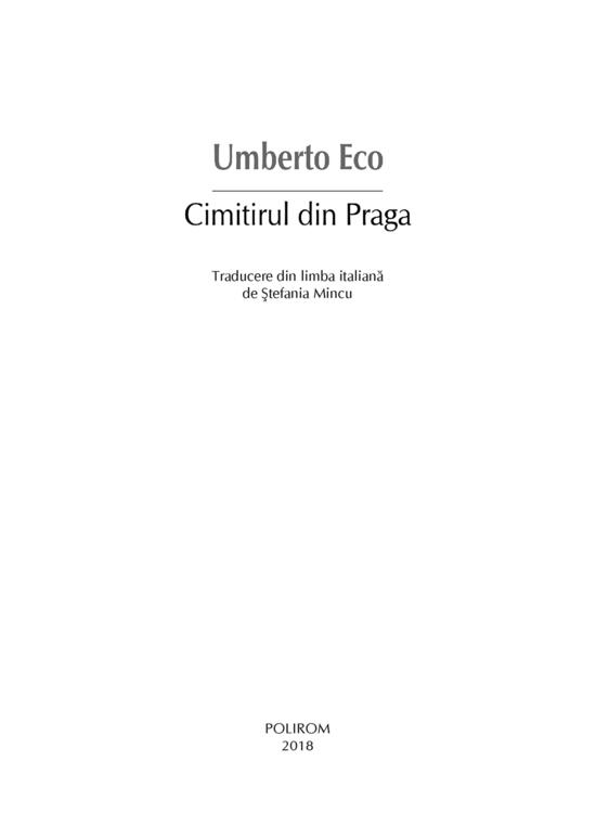 Copertă produs Cimitirul din Praga - gallery big 6