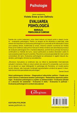 Copertă produs Evaluarea psihologică