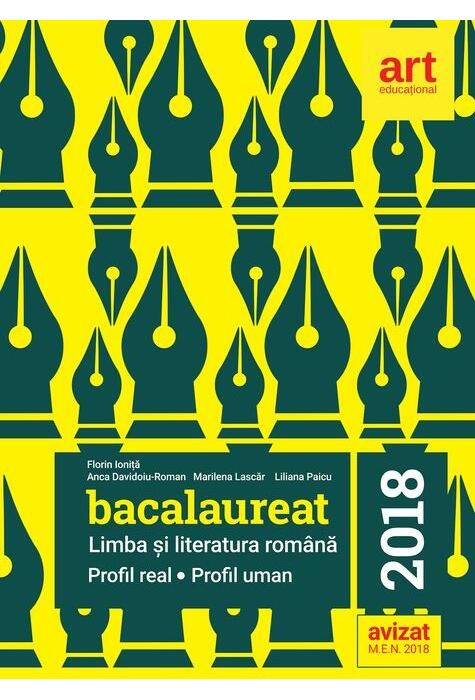 Copertă produs Limba și literatura rom&acirc;nă. Bacalaureat 2018. Profil Real. Profil Uman