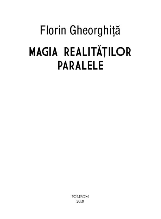 Copertă produs Magia realităţilor paralele - gallery big 6