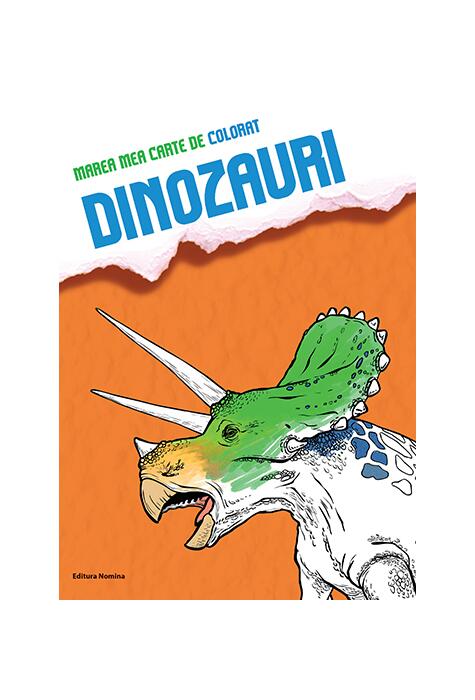 Copertă produs Marea mea carte de colorat dinozauri