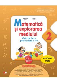 Copertă produs Matematică și explorarea mediului. Caiet de lucru pentru clasa a II-a