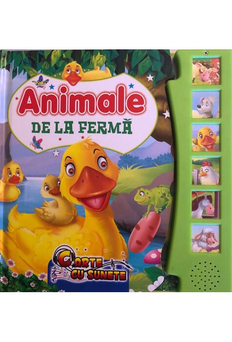 Copertă produs Animale de la fermă. Carte cu sunete