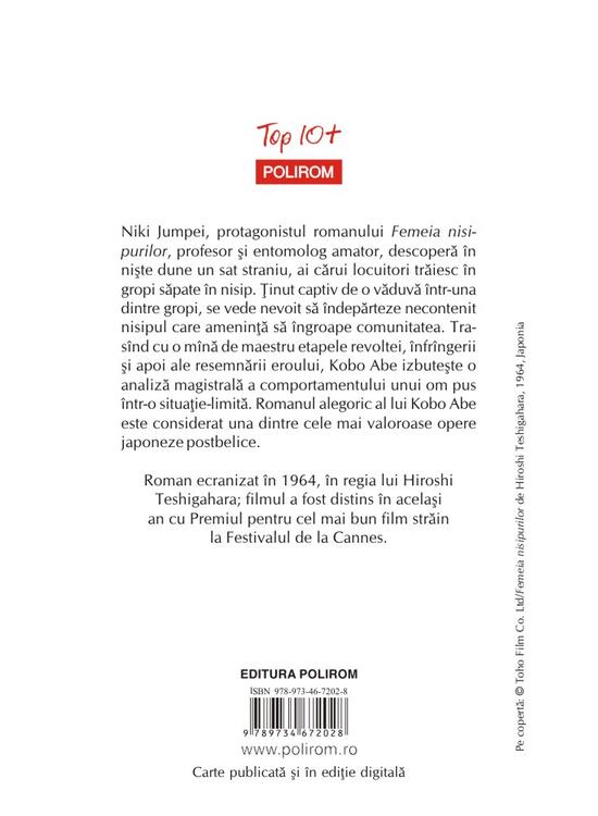 Copertă produs Femeia nisipurilor (Top 10+) - gallery big 2