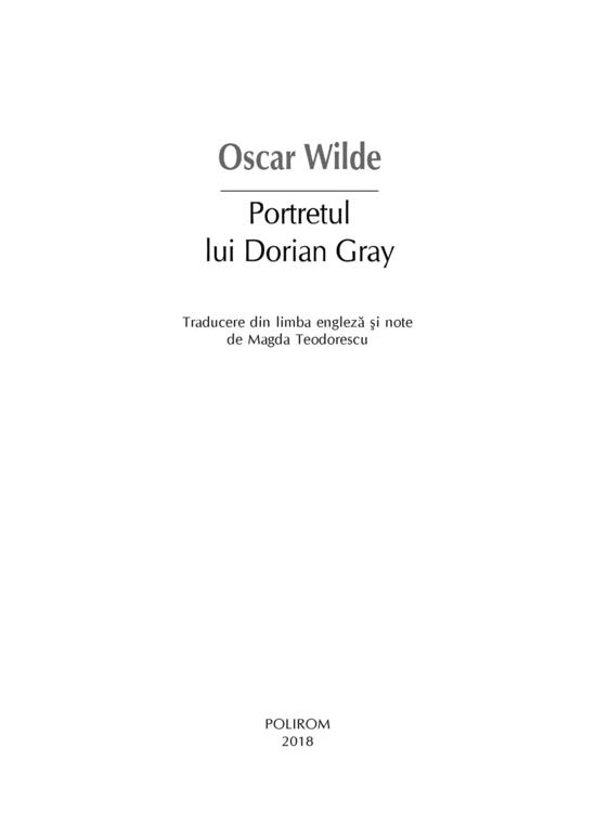 Copertă produs Portretul lui Dorian Gray - gallery big 5