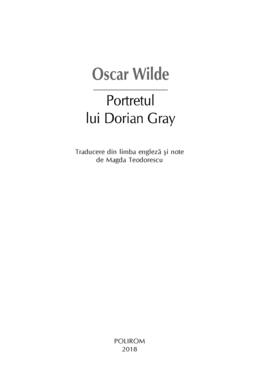 Copertă produs Portretul lui Dorian Gray
