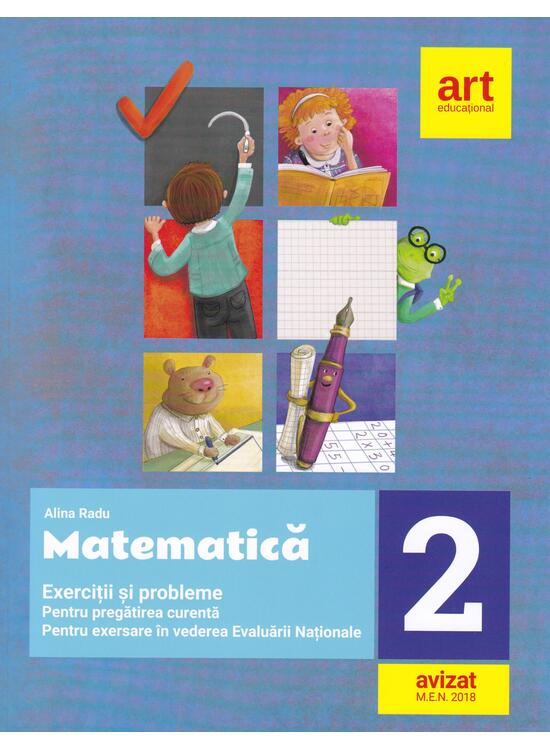 Copertă produs Exerciții și probleme de matematică. Clasa a II-a (+ Portofoliu de evaluare al elevului) - gallery big 1
