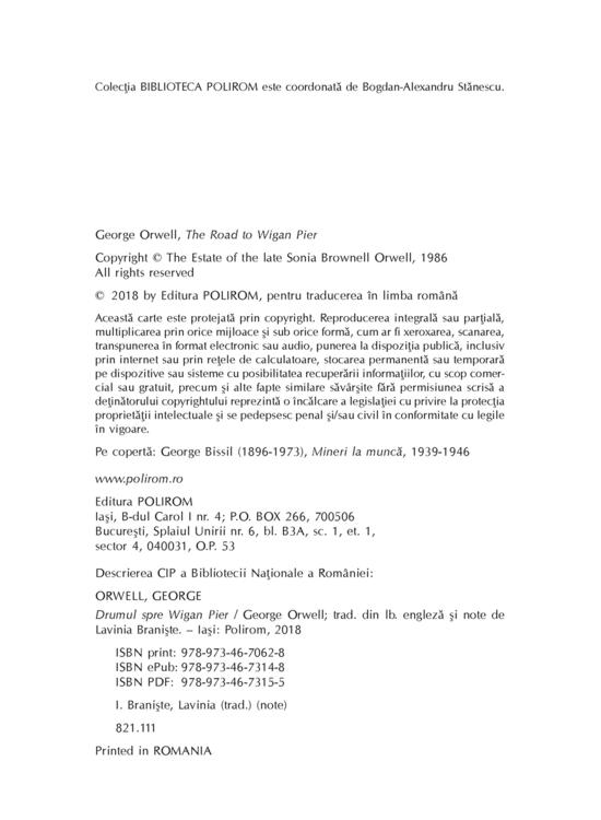 Copertă produs Drumul spre Wigan Pier - gallery big 3