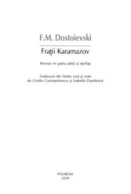Copertă produs Fraţii Karamazov