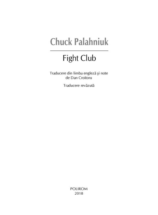 Copertă produs Fight Club - gallery big 4