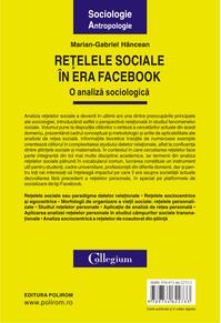 Copertă produs Reţelele sociale &icirc;n era Facebook. O analiză sociologică