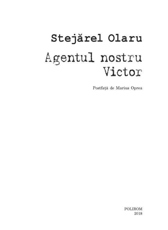 Copertă produs Agentul nostru Victor - gallery big 5