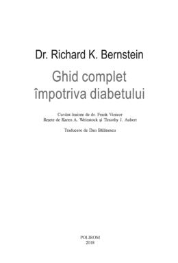 Copertă produs Ghid complet &icirc;mpotriva diabetului