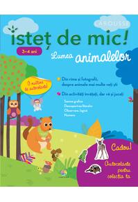 Copertă produs Isteț de mic! Lumea animalelor pentru 3-4 ani. Caiet de activități
