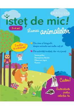 Copertă produs Isteț de mic! Lumea animalelor pentru 3-4 ani. Caiet de activități