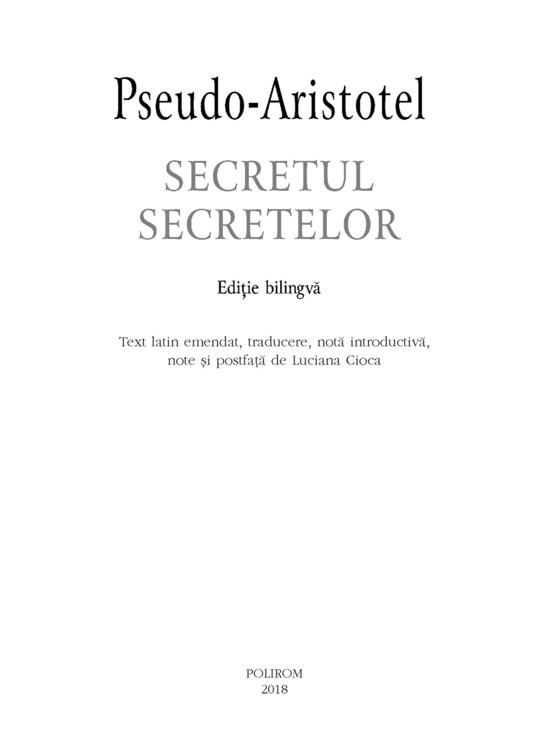 Copertă produs Secretul secretelor - gallery big 5