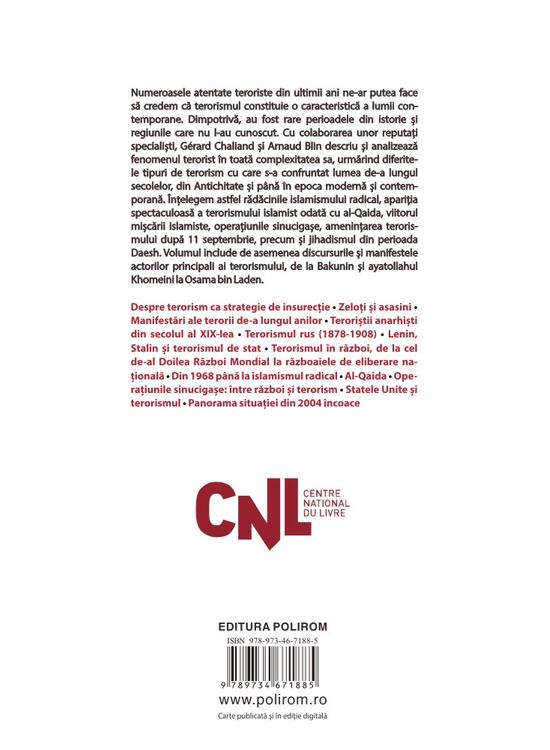 Copertă produs Istoria terorismului. Din Antichitate până la Daesh - gallery big 2