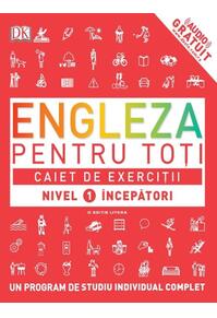 Copertă produs Engleză pentru toți. Caiet de exerciții. Nivel 1: Începători