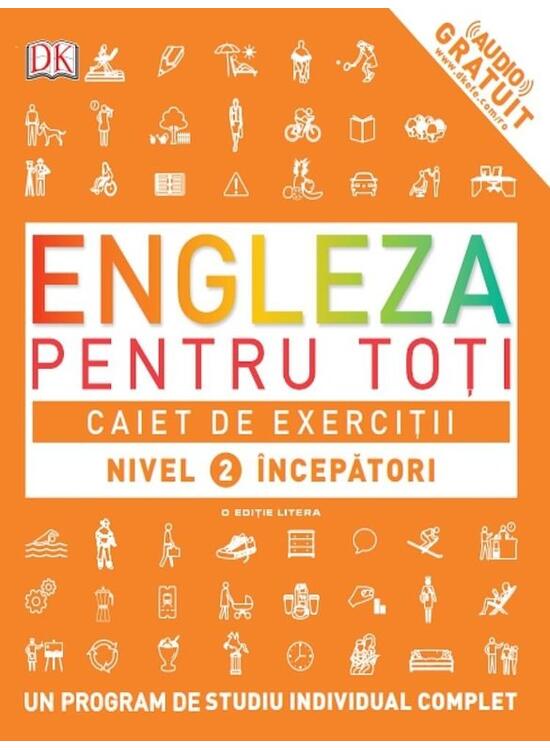 Copertă produs Engleză pentru toți. Caiet de exerciții. Nivel 2: &Icirc;ncepători - gallery big 1