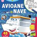 Copertă produs Avioane și nave. Lipește și colorează - gallery small 