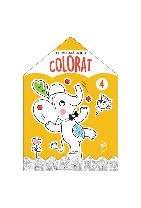 Copertă produs Elefantul. Cea mai lungă carte de colorat